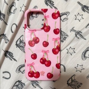Velvet Caviar Cherry Delight Pink Phone Case